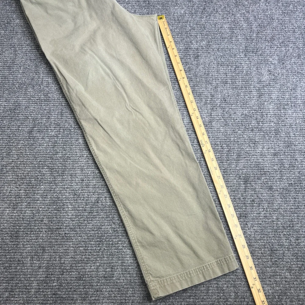 Columbia Mens Regular Fit Utility Pants Sage Green 40x30 Cotton Stretch Hiking